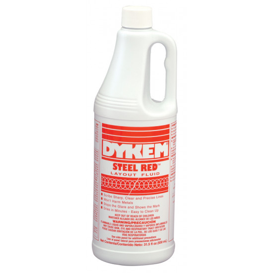 Dykem Steel Red Layout Fluid