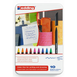 edding 1200 glitter felt-tip pens pastel