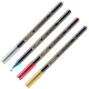 Edding 1340 Metallic Brush Pen Marker, Set 4 - Xmas Set 