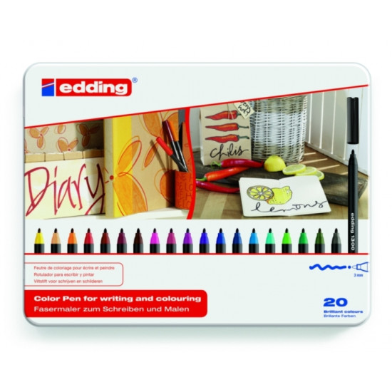 Edding 1300 Colour Pens, Medium
