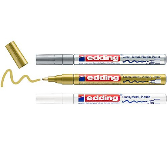 Edding 751 Glossy Paint Marker Set 