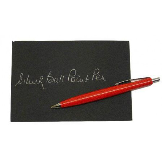 Silver Ball Point Pens for Rubber & Leather