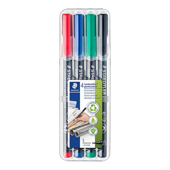 Staedtler Lumocolor Permanent 313 Superfine Tip Pens 